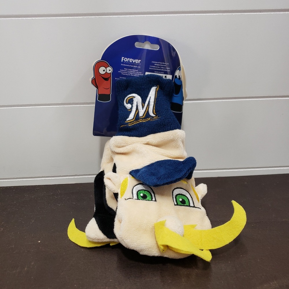 Milwaukee Brewers Forever Collectibles Bernie Hand Puppet MLB Baseball NWT
